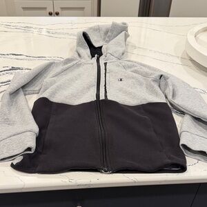 Champion Kids Two-Tone Gray and Black Jacket